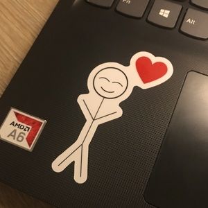 A Stickman Sticker (read the description)